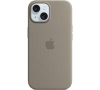 Apple iPhone 15 étui en silicone avec MagSafe - Marron argile
