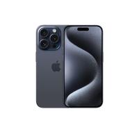 Apple iPhone 15 Pro 15,5 cm (6.1") Double SIM iOS 17 5G USB Type-C 128 Go Titane, Bleu