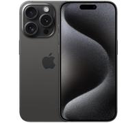 Apple iPhone 15 Pro, 128 Go - Titane Noir (Reconditionné)