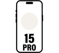 Apple iPhone 15 Pro 15,5 cm (6.1") Dual-SIM iOS 17 5G USB Type-C 1 To Titane, Blanc