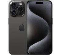 Apple iPhone 15 Pro 15,5 cm (6.1") Double SIM iOS 17 5G USB Type-C 256 Go Titane, Noir
