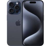 Apple iPhone 15 Pro 15,5 cm (6.1") Double SIM iOS 17 5G USB Type-C 256 Go Titane, Bleu