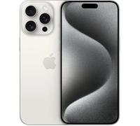 Apple iPhone 15 Pro Max 17 cm (6.7") Double SIM iOS 17 5G USB Type-C 256 Go Titane, Blanc