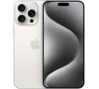 Apple iPhone 15 Pro Max 17 cm (6.7") Double SIM iOS 17 5G USB Type-C 256 Go Titane, Blanc