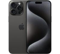 Apple iPhone 15 Pro Max 17 cm (6.7") Double SIM iOS 17 5G USB Type-C 256 Go Titane, Noir
