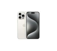 Apple iPhone 15 Pro Max 17 cm (6.7") Double SIM iOS 17 5G USB Type-C 256 Go Titane, Blanc