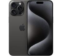 Apple iPhone 15 Pro Max 17 cm (6.7") Double SIM iOS 17 5G USB Type-C 512 Go Titane, Noir