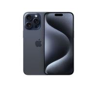 iPhone 15 Pro Max - Capacité de Stockage : 256 Go, iPhone Couleur: Bleu Titanium