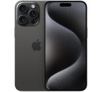 Apple iPhone 15 Pro Max 6.7" Double SIM iOS 17 5G USB Type-C 512 Go Titane et Noir