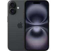Apple iPhone 16 15.5 cm 6.1" 6.1" Double SIM iOS 18 5G USB Type-C 256GB Noir - 256GB - 15.5 cm