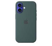 APPLE iPhone 16 - Coque en silicone avec MagSafe - Lake Green