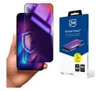Verre trempé privatisant pour Apple iPhone 16E - 3MK Rainbow Privacy