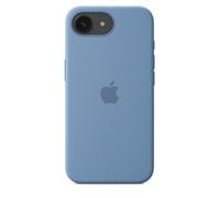APPLE - iPhone 16E - Coque en silicone - Bleu d’hiver