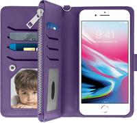 Apple iPhone 6Plus/6S Plus/7Plus/8Plus Étui à clapet détachable - Violet