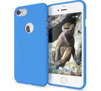 Apple iPhone 7 Coque de téléphone portable par NALIA, Slim Silikon Neon Case Mince Phone Cover Bleu