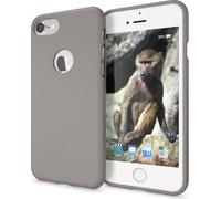 Apple iPhone 7 Coque de téléphone portable par NALIA, Slim Silikon Neon Case Mince Phone Cover Gris