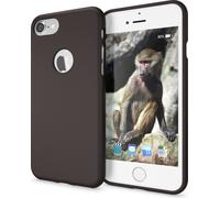 Apple iPhone 7 Coque de téléphone portable par NALIA, Slim Silikon Neon Case Mince Phone Cover Noir