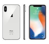 Apple iPhone X 64Go Argent Reconditionné Grade A Lagoona Argent Etat correct | Etat correct |Occasion ou Reconditionné, voir site marchand