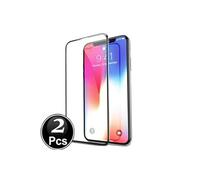 Apple Iphone Xr Vitre Protection D'ecran En Verre Trempé Incassable Protection Integrale Full 3d Tempered Glass Full Glue - [x2-noir]