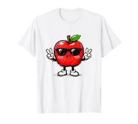 Apple Kawaii Sketch Apples Lover Fruit Lovers T-Shirt