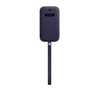 Apple Leather Sleeve MagSafe pour Apple iPhone 12 Mini - Deep Violet