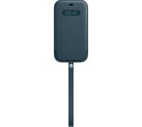 Apple Leather Sleeve MagSafe pour Apple iPhone 12 Pro Max - Baltic Blue