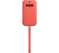 Apple Leather Sleeve MagSafe pour Apple iPhone 12 Pro Max - Pink Citrus