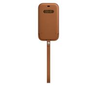 Apple Leather Sleeve MagSafe pour l'Apple iPhone 12 (Pro) - Saddle Brown