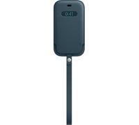 Apple Leather Sleeve MagSafe voor de Apple iPhone 12 Mini - Baltic Blue