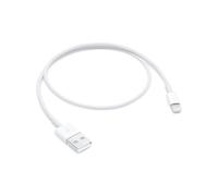 Apple Lightning / USB 0.5m USB A Mâle Mâle Blanc câble USB; Apple Lightning / USB, 0,5 m, USB A, 2.0, Mâle/Mâle, 480 Mbit/s, Blanc
