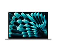 Apple MacBook Air Apple M M3 Ordinateur portable 38,9 cm (15.3") 8 Go 256 Go SSD Wi-Fi 6E (802.11ax) macOS Sonoma Argent