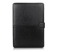 Apple MacBook Pro 15.4 Pouce Housse, SATURCASE PU Cuir Folio Magnétique Bouton Fermeture Protecteur Sleeve Coque Housse Étui Pour Apple MacBook Pro 15.4 Pouce (Noir)