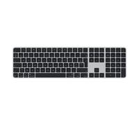 Apple Magic, Avec fil &sans fil, USB + Bluetooth, AZERTY, Noir MXK83F/A