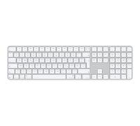 Clavier sans fil Azerty Apple Magic Keyboard avec Touch ID et pavé numérique Blanc