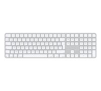 Clavier sans fil Azerty Apple Magic Keyboard avec Touch ID et pavé numérique Blanc