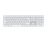 Apple Magic Keyboard avec Touch ID et pavé numérique : Bluetooth, Rechargeable. Compatible avec Les Ordinateurs Mac dotés d’Une Puce Apple ; Portugais, Touches Blanches
