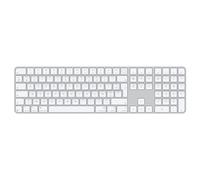 Clavier sans fil Azerty Apple Magic Keyboard avec Touch ID et pavé numérique Blanc