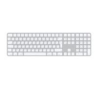 Apple Magic Keyboard avec Touch ID et pavé numérique pour Mac avec puce Apple (Lightning), blanc/argent,