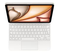 Apple Magic Keyboard - Clavier et étui - avec trackpad - Apple Smart connector - QWERTY - R.-U. - blanc - pour 10.9-inch iPad Air (4ème génération, 5ème génération); 11-inch iPad Air (M2, M3)