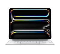 Apple Magic Keyboard - Clavier et étui - avec trackpad - rétroéclairé - Apple Smart connector - AZERTY - Français - blanc - pour 13-inch iPad Pro (M4)