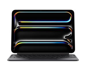Apple Magic Keyboard - Clavier et étui - avec trackpad - rétroéclairé - Apple Smart connector - AZERTY - Français - noir - pour 11-inch iPad Pro M4 Wi-Fi, M4 Wi-Fi + Cellular