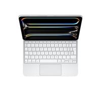 Apple Magic Keyboard - Clavier et étui - avec trackpad - rétroéclairé - Apple Smart connector - QWERTY - Danois - blanc