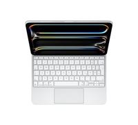 Apple Magic Keyboard - Clavier et étui - avec trackpad - rétroéclairé - Apple Smart connector - QWERTZ - Allemand - blanc - pour 11-inch iPad Pro (M4)