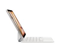 Apple Magic Keyboard iPad Air 11 pouces (2025) M3 / (2024) M2 / Air 5 (2022) / Air 4 (2020) QWERTY Blanc Blanc