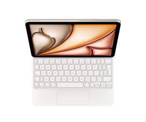 Apple Magic Keyboard iPad Air 11 pouces (2026) M4 / (2025) M3 / (2024) M2 / Air 5 (2022) / Air 4 (2020) / Pro 11 (2018/2020/2021/2022) QWERTY / INT Blanc Blanc