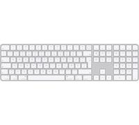 Apple Magic Keyboard Touch ID NumKey Bluetooth Clavier allemand, QWERTZ, Mac blanc rechargeable, lecteur d'empreinte digitale