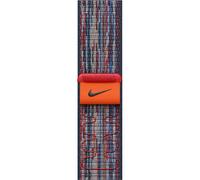 Apple MC1J4ZM/A nike sport loop accessoire smartwatch bleu/rouge