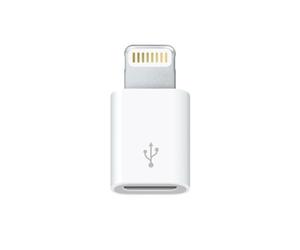 Apple MD820ZM/A changeur de genre de câble Lightning Micro-USB Blanc