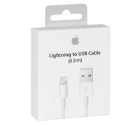 Apple ME291 Câble Lightning Original - 0.5m - Blanc (Blister)