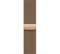 Apple Mesh Strap 42mm Gold Steel pour Apple Watch Fermeture magnétique